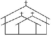 Image shows church structure changing to meet changing needs of the congregations.